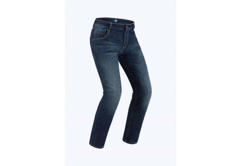 PMJ PANTALONI DENIM DAMĂ NEW RIDER ALBASTRU MEDIU