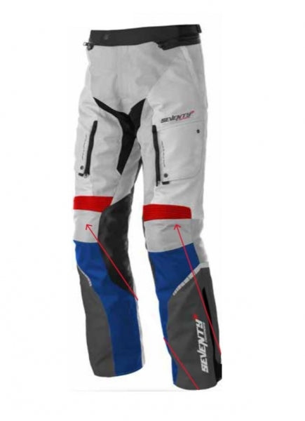 SEVENTY DEGREES PANTALON SD-PT3 UNISEX TOURING PATRU ANOTIMPURI ALB / ROȘU / ALBASTRU