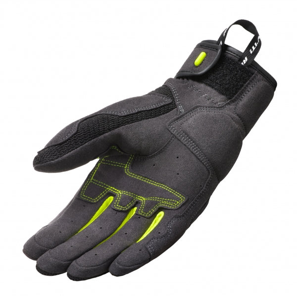 MĂNUȘI REVIT Volcano Ladies NEGRU-GALBEN NEON