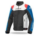 SEVENTY DEGREES GEACĂ SD-JR48 BĂRBAȚI RACING VARĂ NEGRU PE ALB PE ROȘU PE ALBASTRU