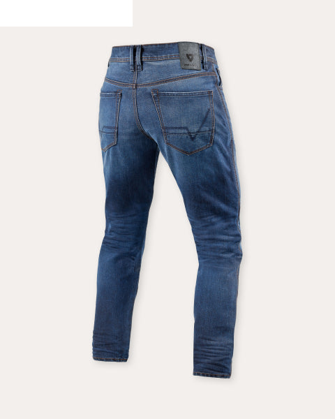 PANTALONI DE BLUGI REVIT Reed SF ALBASTRU MEDIU L34, W30