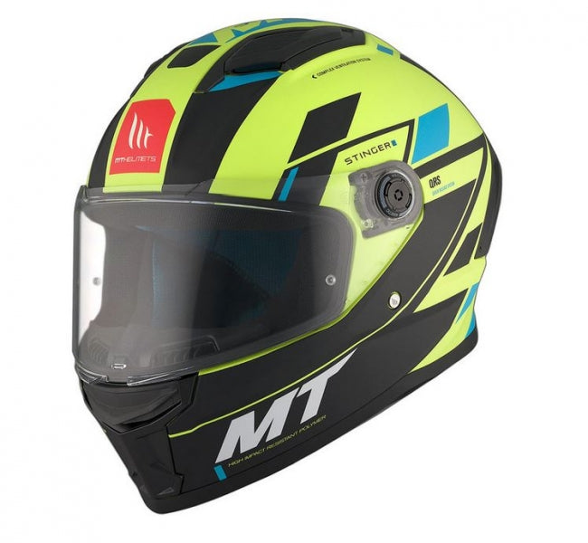 MT BUKÓSISAK STINGER 2 ZIVZE C3 NEON / FEKETE / KÉK M:57-58 cm (22.06) MT-V-28B