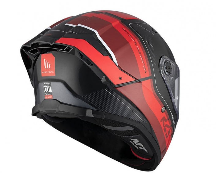 CASCA INTEGRAL MT THUNDER 4 SV R25 B35 ROȘU / NEGRU / ALB