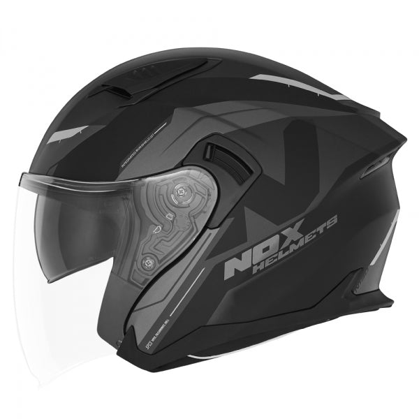 CASCA NOX N130 KLINT MAT NEGRU / TITANIUM