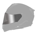 CASCA NOX PLEXI N304 S (ÎNTUNECAT) PREGĂTIT PINLOCK