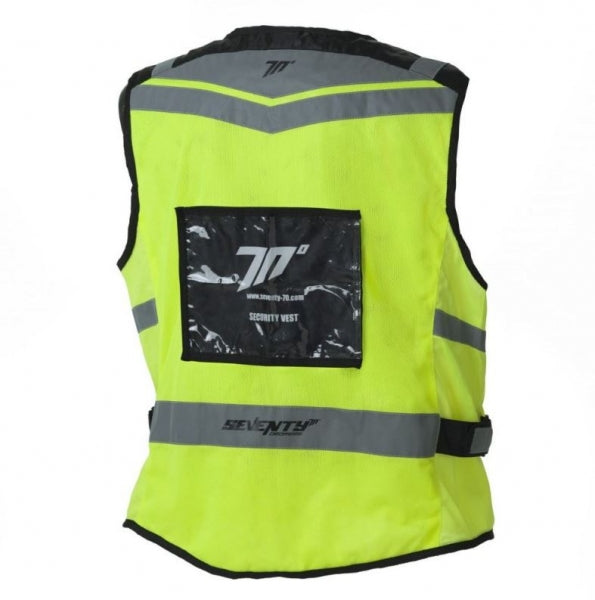 SEVENTY DEGREES FÉNYVISSZAVERŐ MELLÉNY SD-S2 NEON SÁRGA