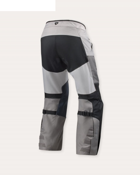 REVIT PANTALON TEXTIL Sand 5 H2O ARGINTIU-NEGRU, TIVĂ SCURTĂ