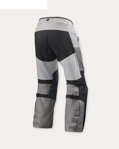 REVIT PANTALON TEXTIL Sand 5 H2O ARGINTIU-NEGRU, TIVĂ SCURTĂ