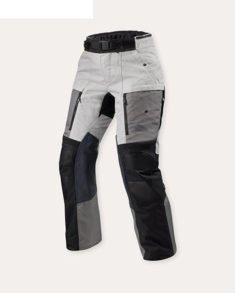 REVIT PANTALON TEXTIL Sand 5 H2O ARGINTIU-NEGRU, TIVĂ REGULARĂ