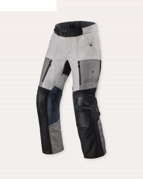 REVIT PANTALON TEXTIL Sand 5 H2O ARGINTIU-NEGRU, TIVĂ REGULARĂ