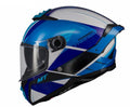CASCA INTEGRAL MT THUNDER 4 SV FREEWAY A17 ALBASTRU / ALB / NEGRU