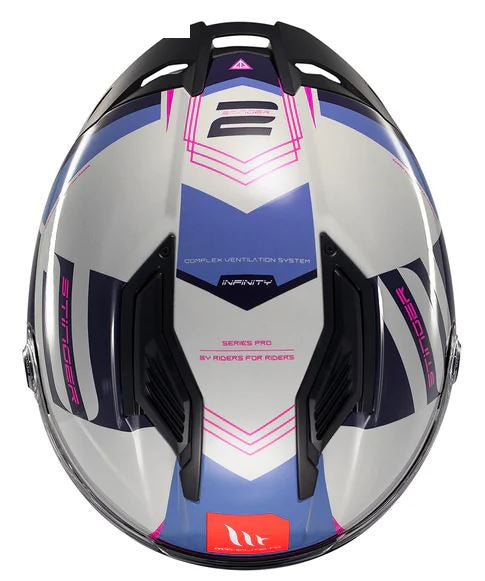 MT BUKÓSISAK STINGER 2 TRON C8 RÓZSASZÍN/EZÜST XS:53-54 cm (22.06) MT-V-28B