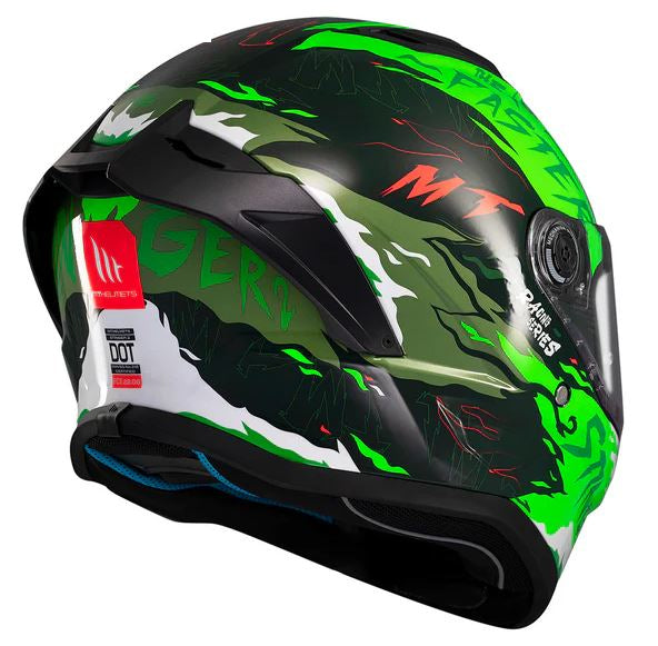 CASCA INTEGRAL MT STINGER 2 ARDENT C6 NEON S:55-56 cm (22.06) MT-V-28B