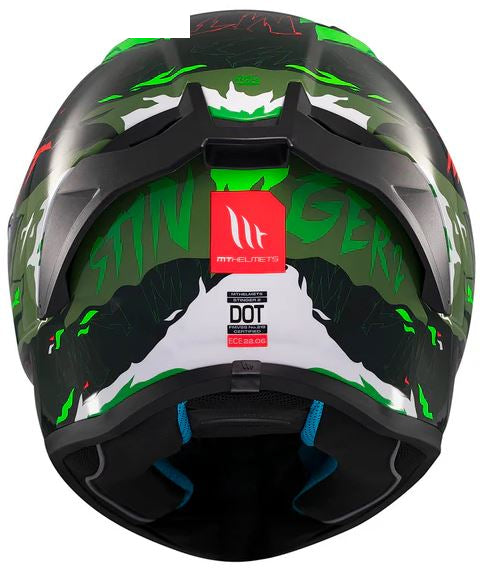 CASCA INTEGRAL MT STINGER 2 ARDENT C6 NEON S:55-56 cm (22.06) MT-V-28B