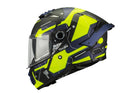 CASCA INTEGRAL MT THUNDER 4 SV LUMEX B27 MAT NEGRU / GALBEN NEON / ALBASTRU