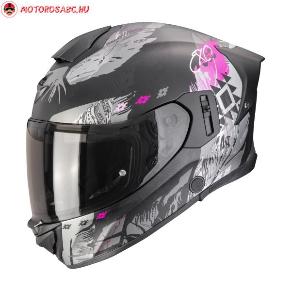 SCORPION BUKÓSISAK EXO-530 AIR HADJI Matt Black-Pink