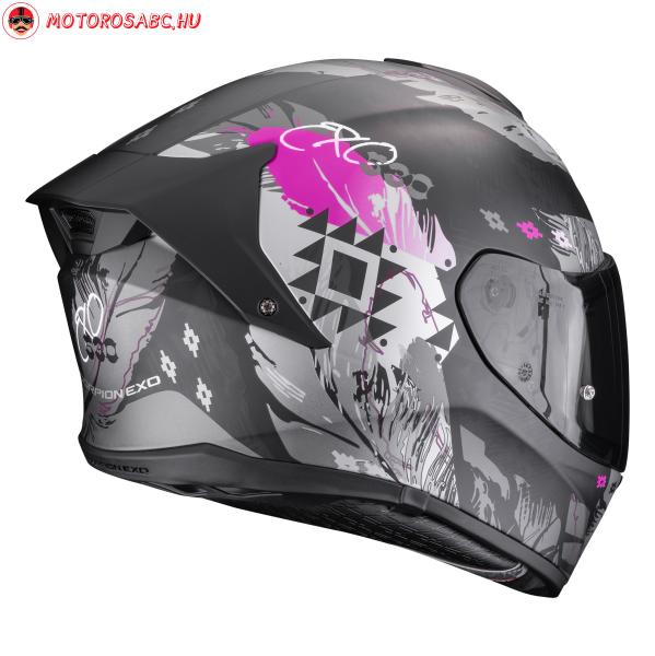 SCORPION BUKÓSISAK EXO-530 AIR HADJI Matt Black-Pink