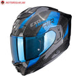 SCORPION BUKÓSISAK EXO-1500 CARBON AIR PLATTED Black-Blue