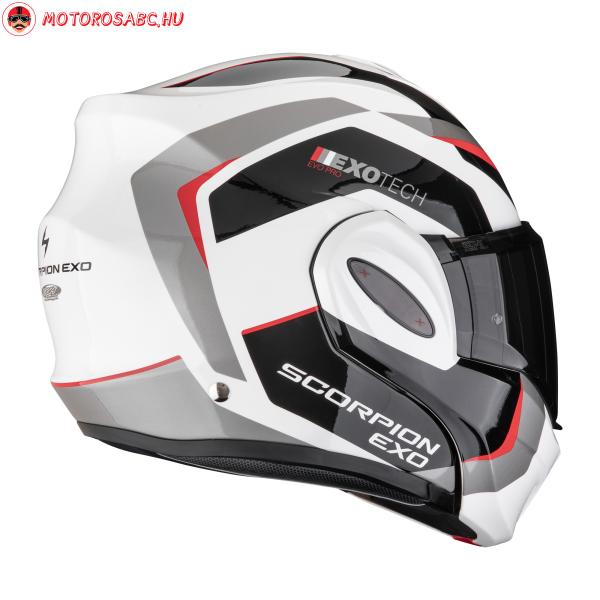 CASCA SCORPION EXO-TECH EVO PRO ACUTI Gri-Negru-Roșu