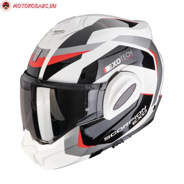 CASCA SCORPION EXO-TECH EVO PRO ACUTI Gri-Negru-Roșu
