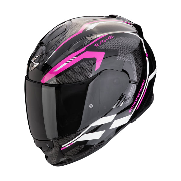 CASCA SCORPION EXO-491 KRIPTA Negru-Roz-Alb