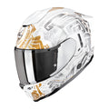 SCORPION BUKÓSISAK EXO-1500 AIR APUS Pearl white-Grey-Gold