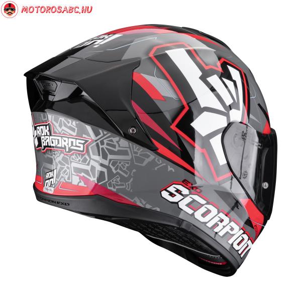 SCORPION BUKÓSISAK EXO-530 AIR ROK Grey-Black-Red