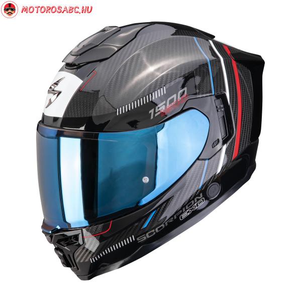 SCORPION BUKÓSISAK EXO-1500 CARBON AIR ZITY Black-Red-Blue