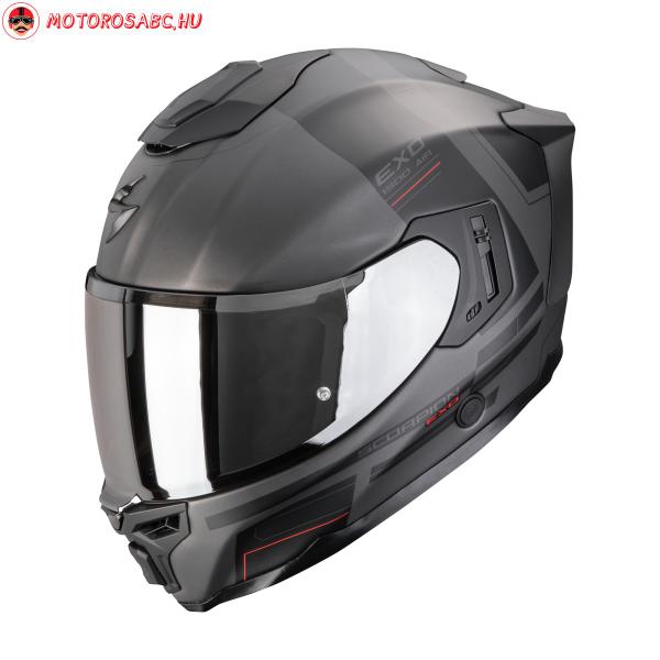 SCORPION BUKÓSISAK EXO-1500 AIR DUAL Matt Silver-Black-Red