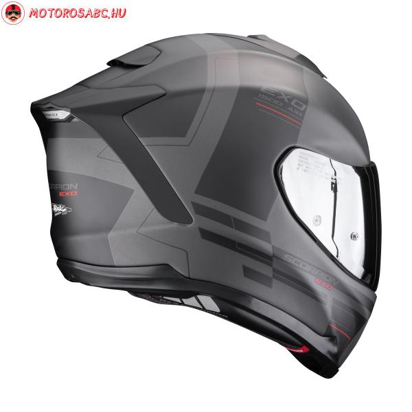 SCORPION BUKÓSISAK EXO-1500 AIR DUAL Matt Silver-Black-Red