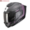 CASCA SCORPION EXO-1500 CARBON AIR ZITY Negru mat-Roz
