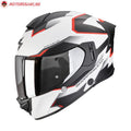 SCORPION BUKÓSISAK EXO-530 AIR CLIP Matt White-Black-Red