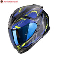SCORPION BUKÓSISAK EXO-491 ZUMO Black-Blue-Neon yellow