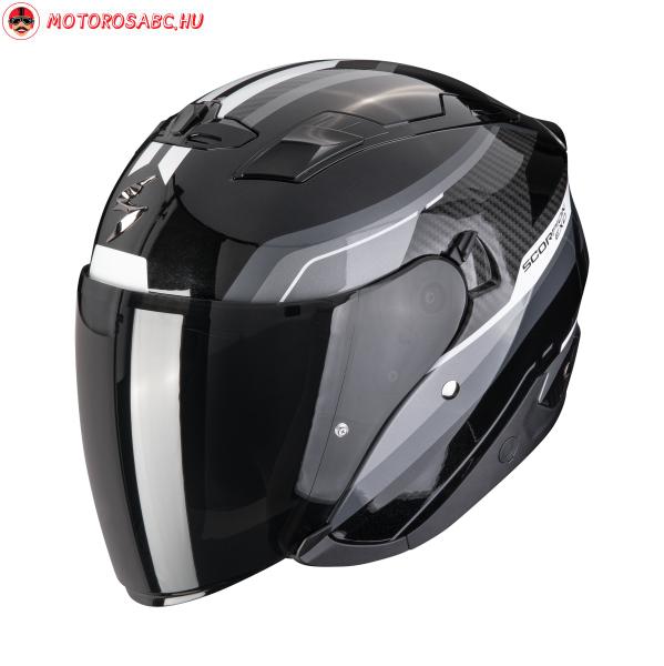 CASCA SCORPION EXO-230 HIPE Negru-Argintiu
