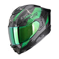 SCORPION BUKÓSISAK EXO-1500 CARBON AIR PLATTED Black-Green
