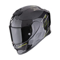 CASCA SCORPION EXO-R1 EVO CARBON AIR CYNERGY Negru-Galben neon