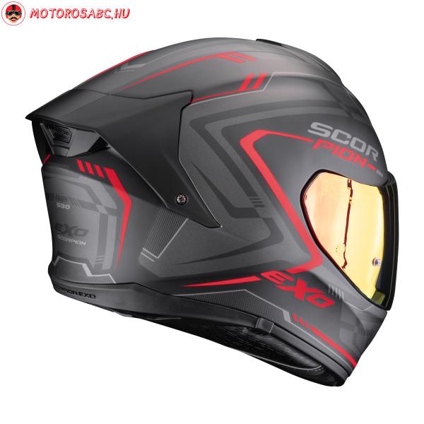 SCORPION BUKÓSISAK EXO-530 AIR SLOPE Matt Black-Red