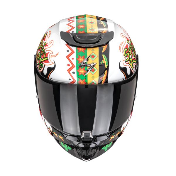 SCORPION BUKÓSISAK EXO-JNR AIR YUCATAN White-Orange-Black