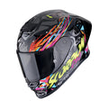 Cască de motociclism SCORPION EXO-R1 EVO II AIR SAVAGE Negru-Albastru-Roz
