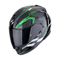 CASCA SCORPION EXO-491 KRIPTA Negru-Verde-Alb