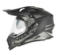 CASCA NOX N312 TRAIL NEGRU MAT / ARGINT