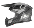 CASCA NOX N634 STORM NEGRU MAT / ARGINT