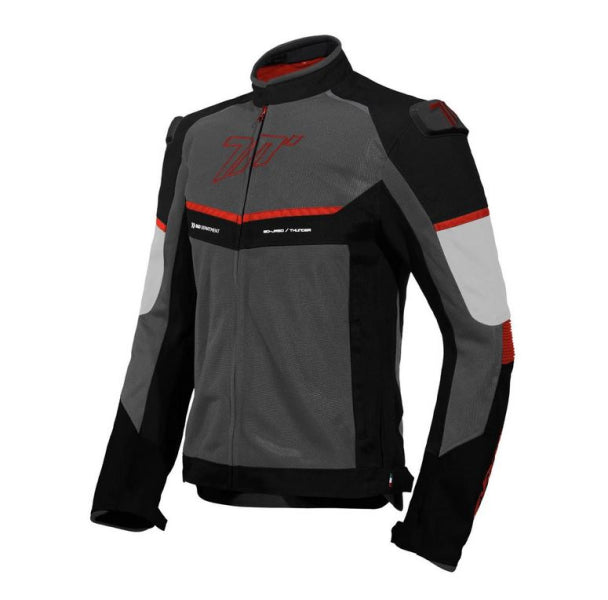 Palton SEVENTY DEGREES SD-JR60 pentru bărbați, model THUNDER, de vară, negru/roșu