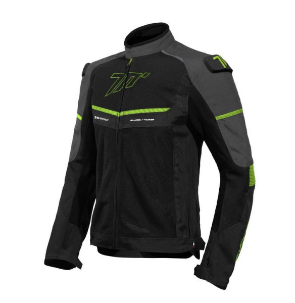 SEVENTY DEGREES KABÁT SD-JR60 FÉRFI THUNDER NYÁRI FEKETE / SZÜRKE / NEONSÁRGA