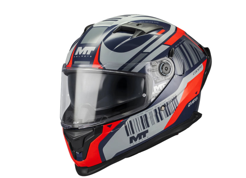 MT BUKÓSISAK BRAKER SV COCKPIT C5 FEKETE / SZÜRKE / PIROS