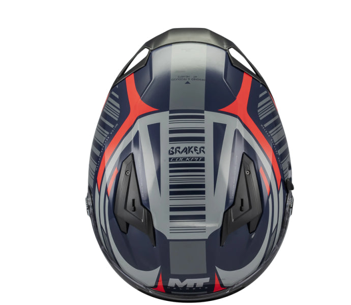 MT BUKÓSISAK BRAKER SV COCKPIT C5 FEKETE / SZÜRKE / PIROS