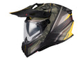 Cască de motociclism MT TRACK SV QUESTOR B6 negru mat / verde / galben
