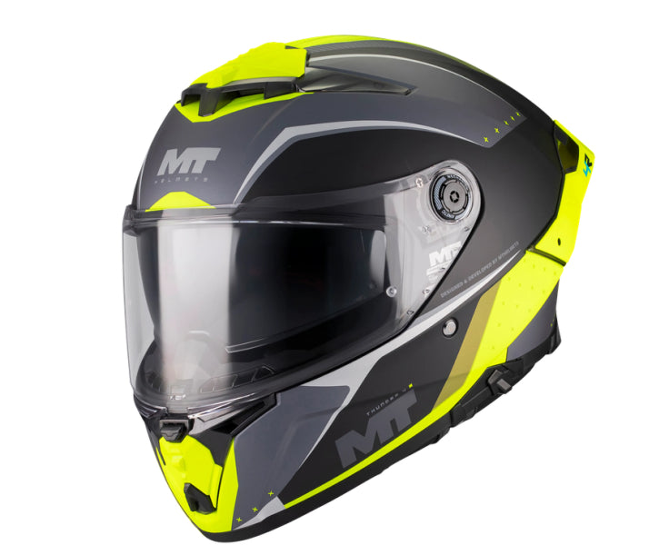 MT BUKÓSISAK THUNDER 4 R SV WIND TUNNEL B3 MATT FEKETE / SZÜRKE / NEONSÁRGA