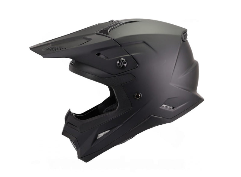 CASCA DE PROTECȚIE NO END CROSS SC35 PURE MATT NEGRU