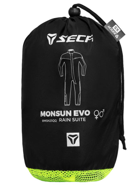 SECA ESŐRUHA MONSUN EVO NEONSÁRGA / FEKETE